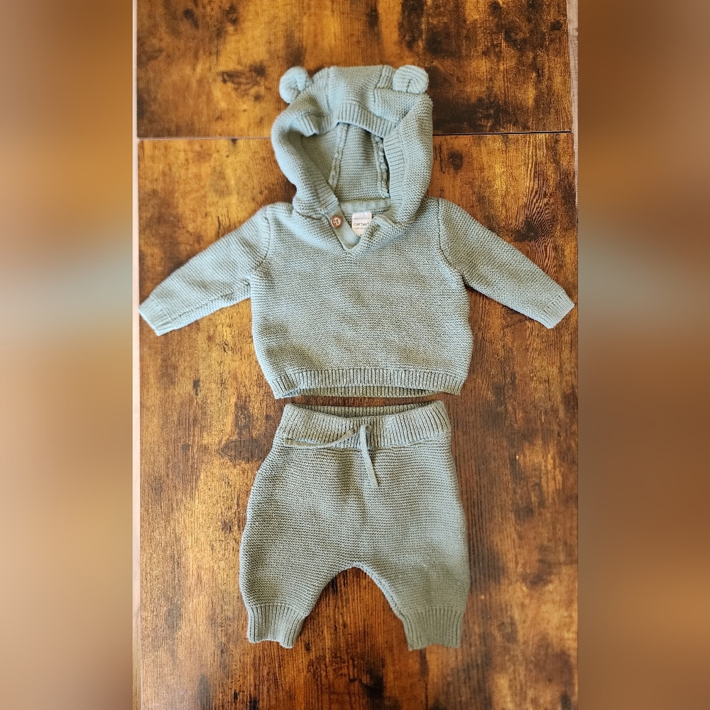 Baby Knit Sweatsuit 3m